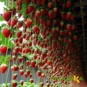Клубника ампельная Анастасия купить по цене от 370р. в интернет-магазине «Посадика» с доставкой почтой в в Арамилье и по всей России – [изображение №1].